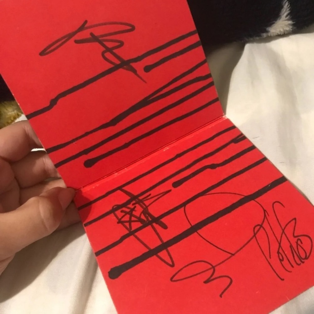 Fall out boy signed album!
